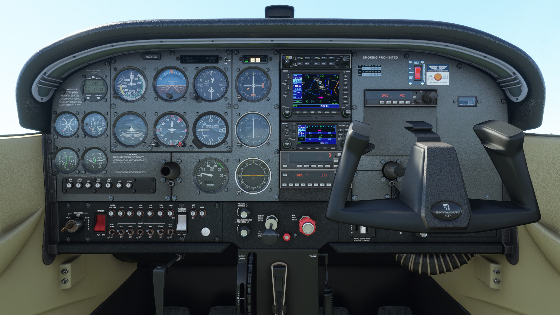 Cockpit C172